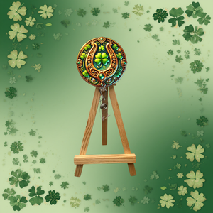 Lucky Charm Badge Pull for St. Patrick’s Day TheCraftNook