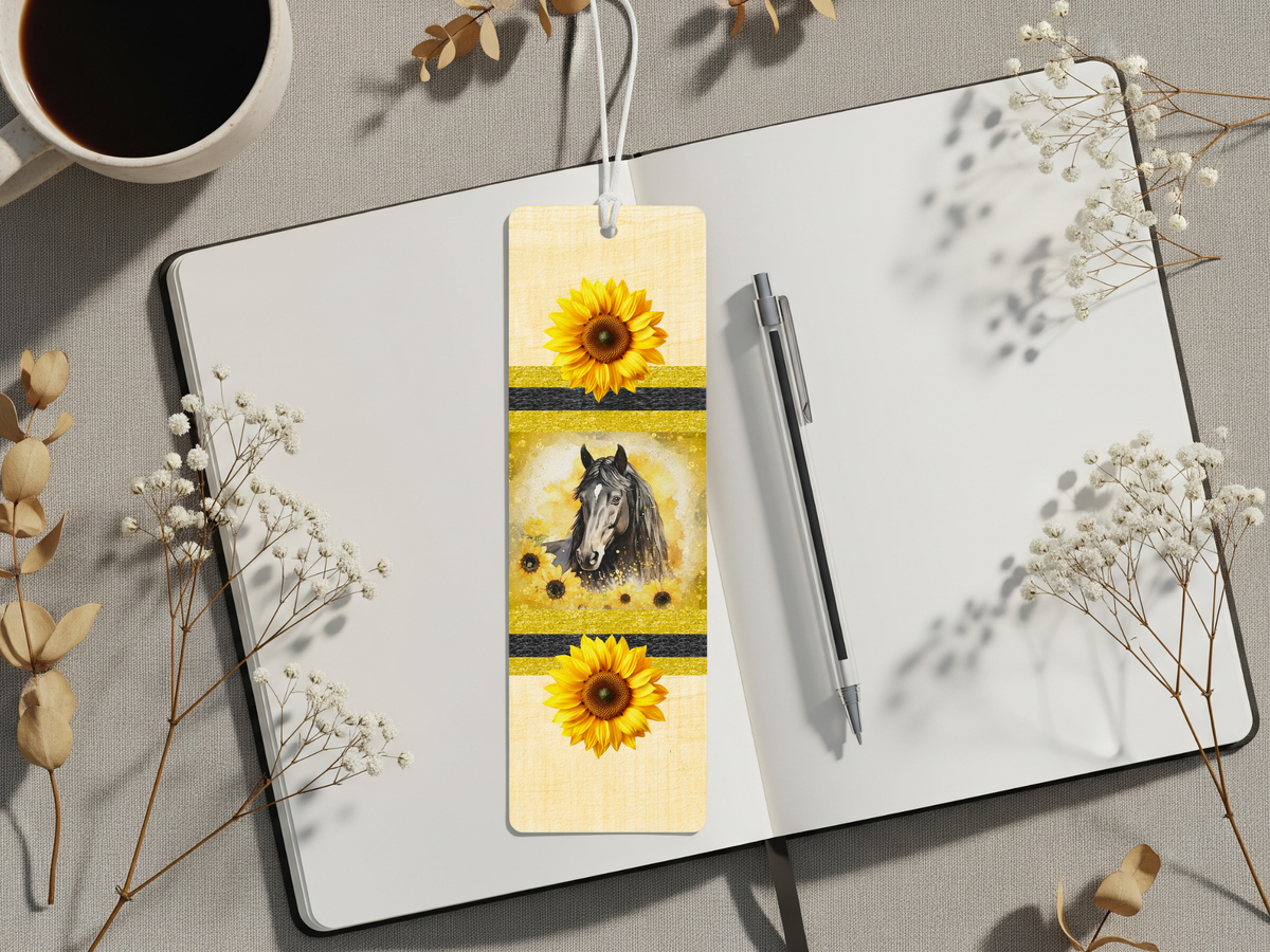 Aluminum Metal Bookmarks, Horse Images TheCraftNook