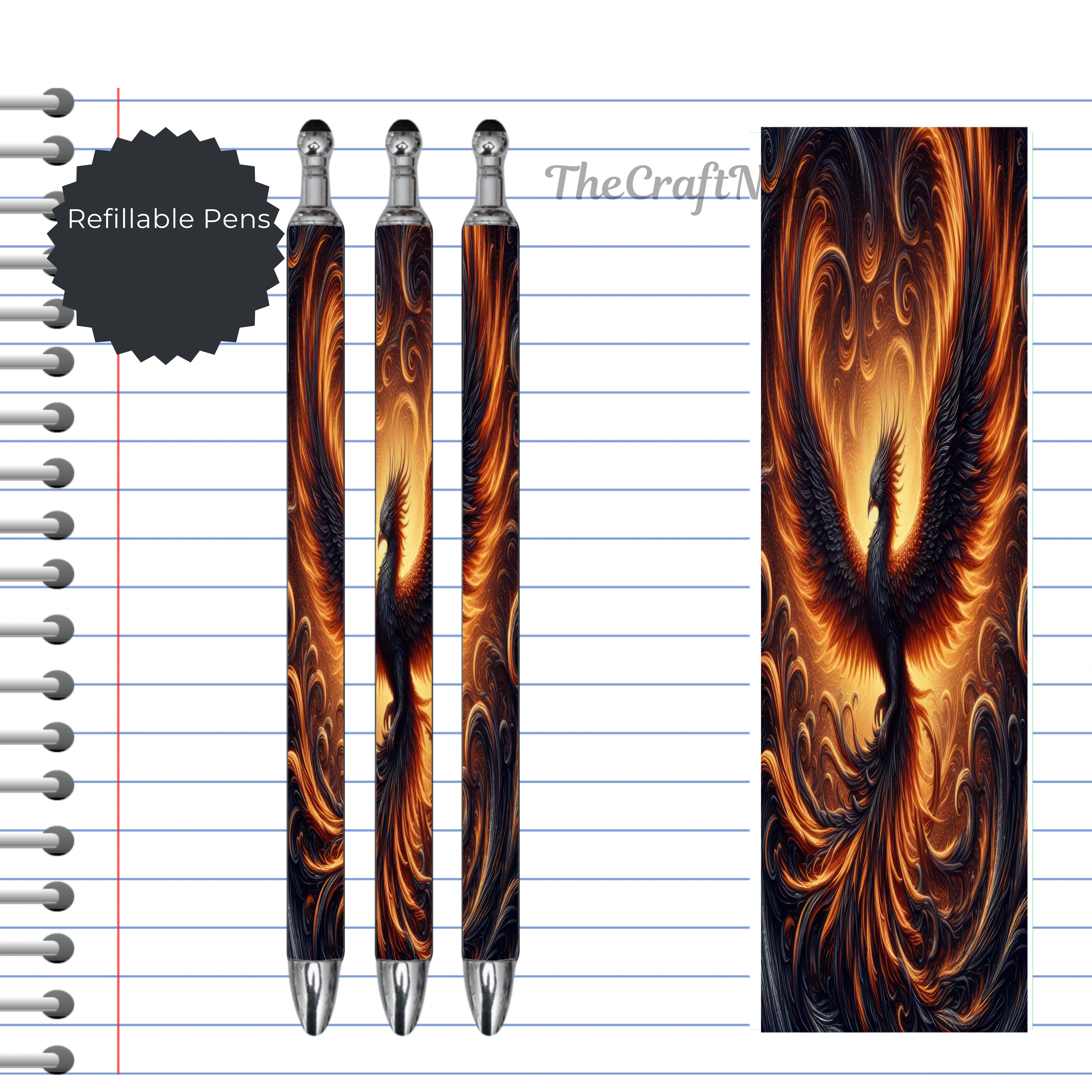 Phoenix Refillable Pens, multiple options and Images available.