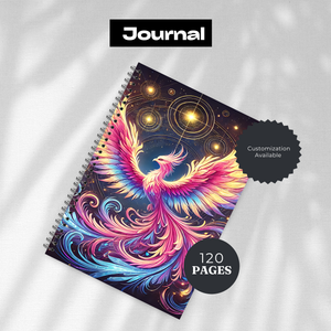 Phoenix Journal - 120 Page Lined Notebook for Writing & Planning TheCraftNook