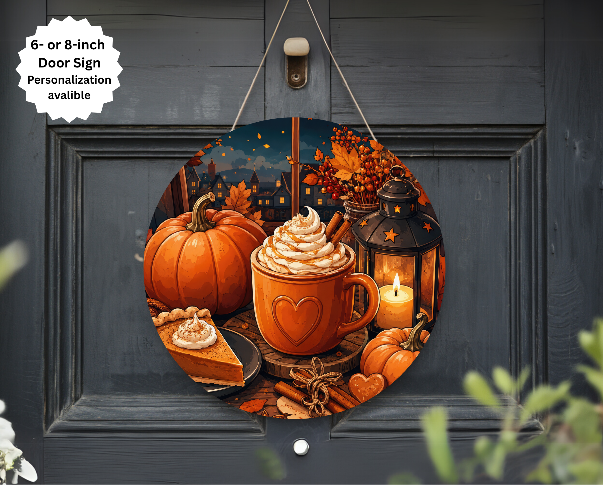Handmade Fall Door Signs