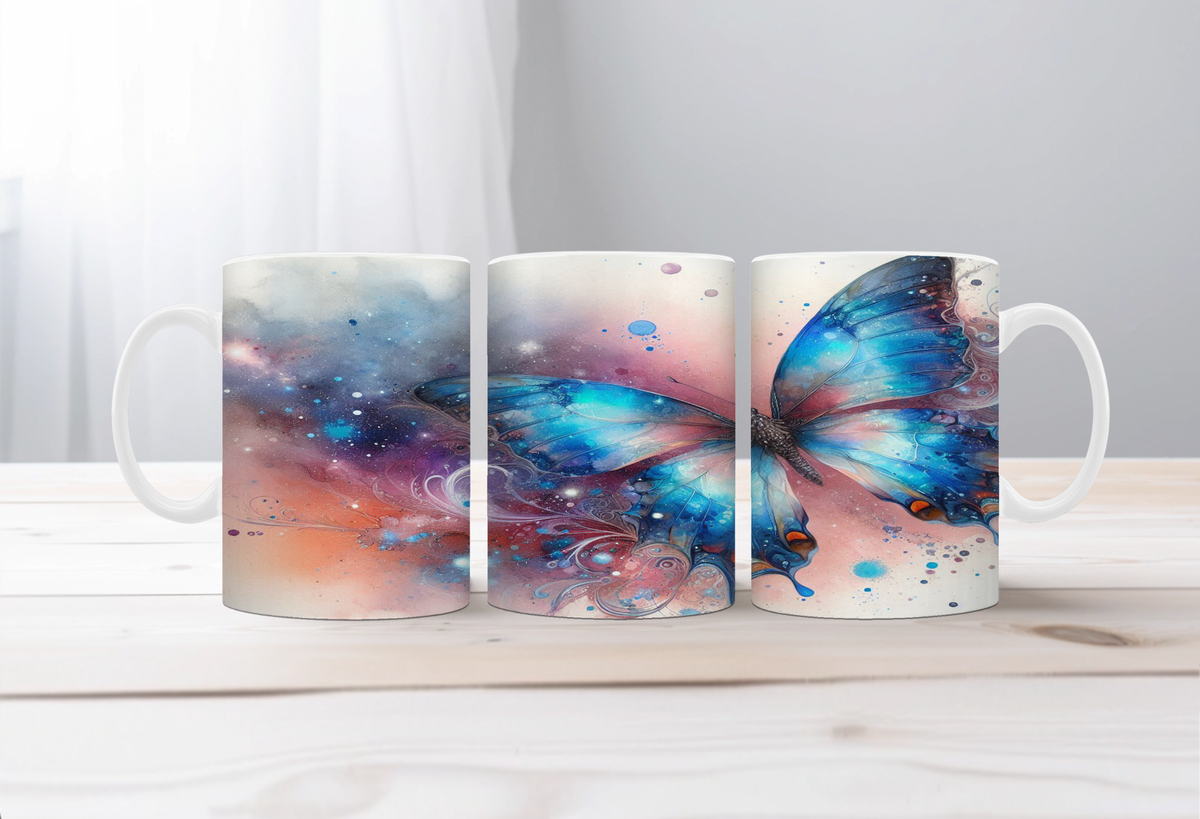 Butterfly Mugs. Two Sizes and Multiple images to choose from. TheCraftNook