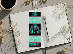 Aluminum Metal Bookmarks, Elephant Images TheCraftNook