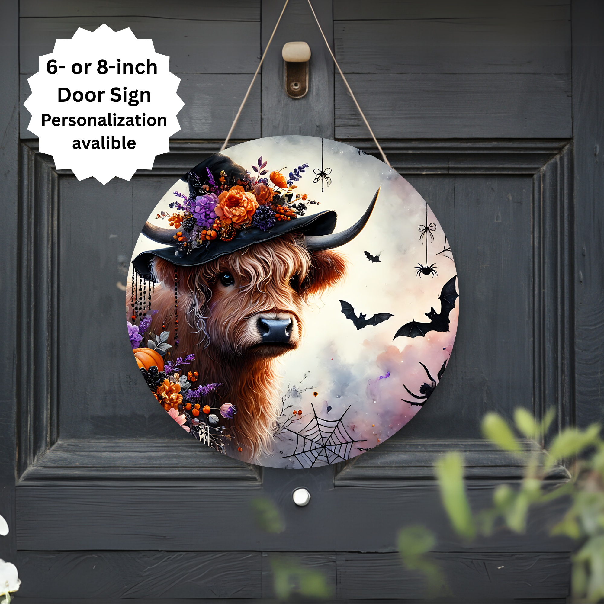 Spooky season Halloween Door signs