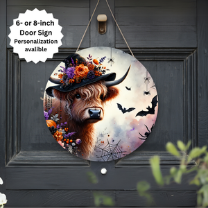 Spooky season Halloween Door signs TheCraftNook