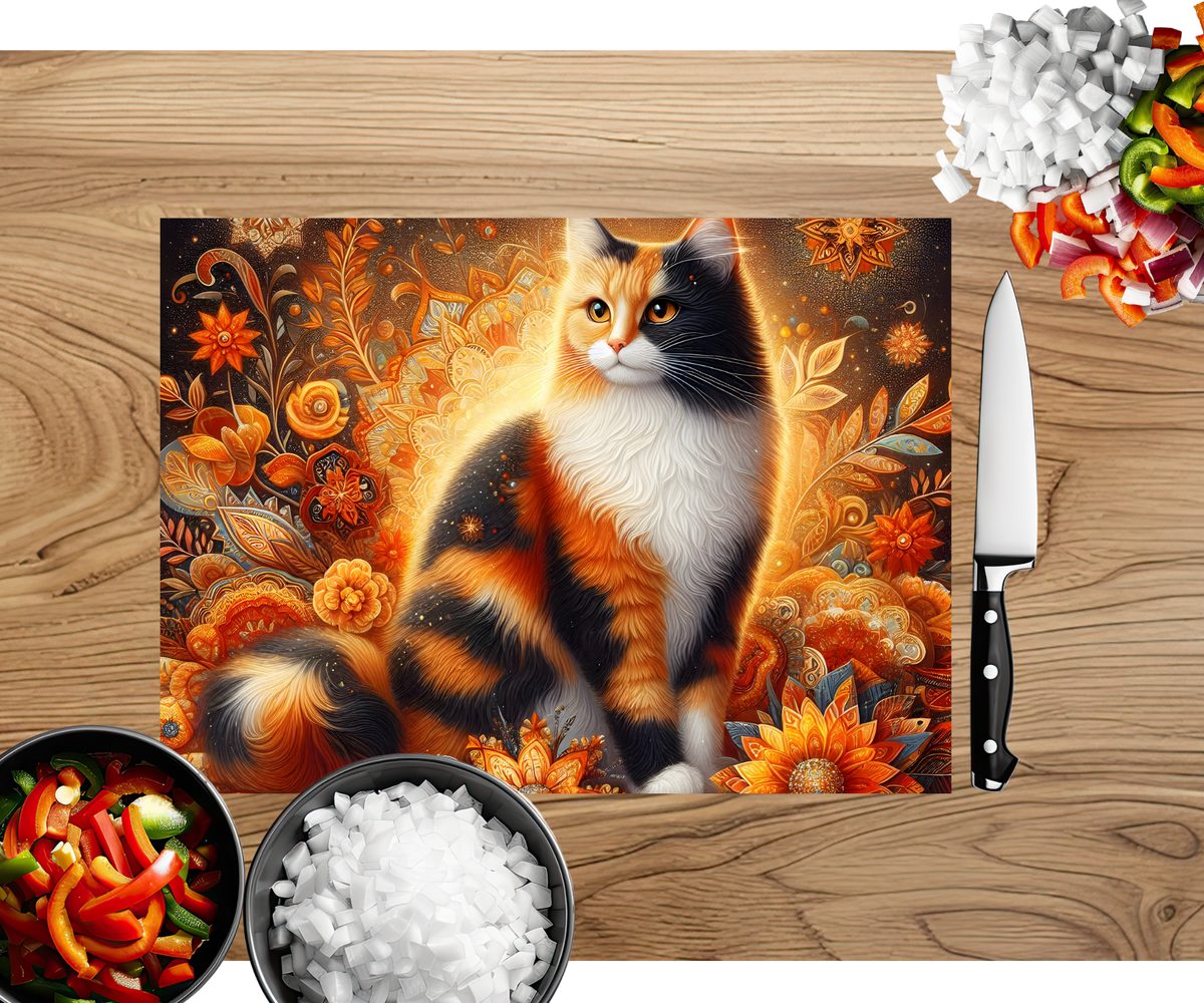 Purrfect Prep Cutting Board TheCraftNook
