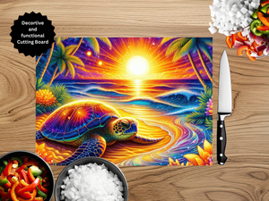 Sea Turtle Cutting Board TheCraftNook