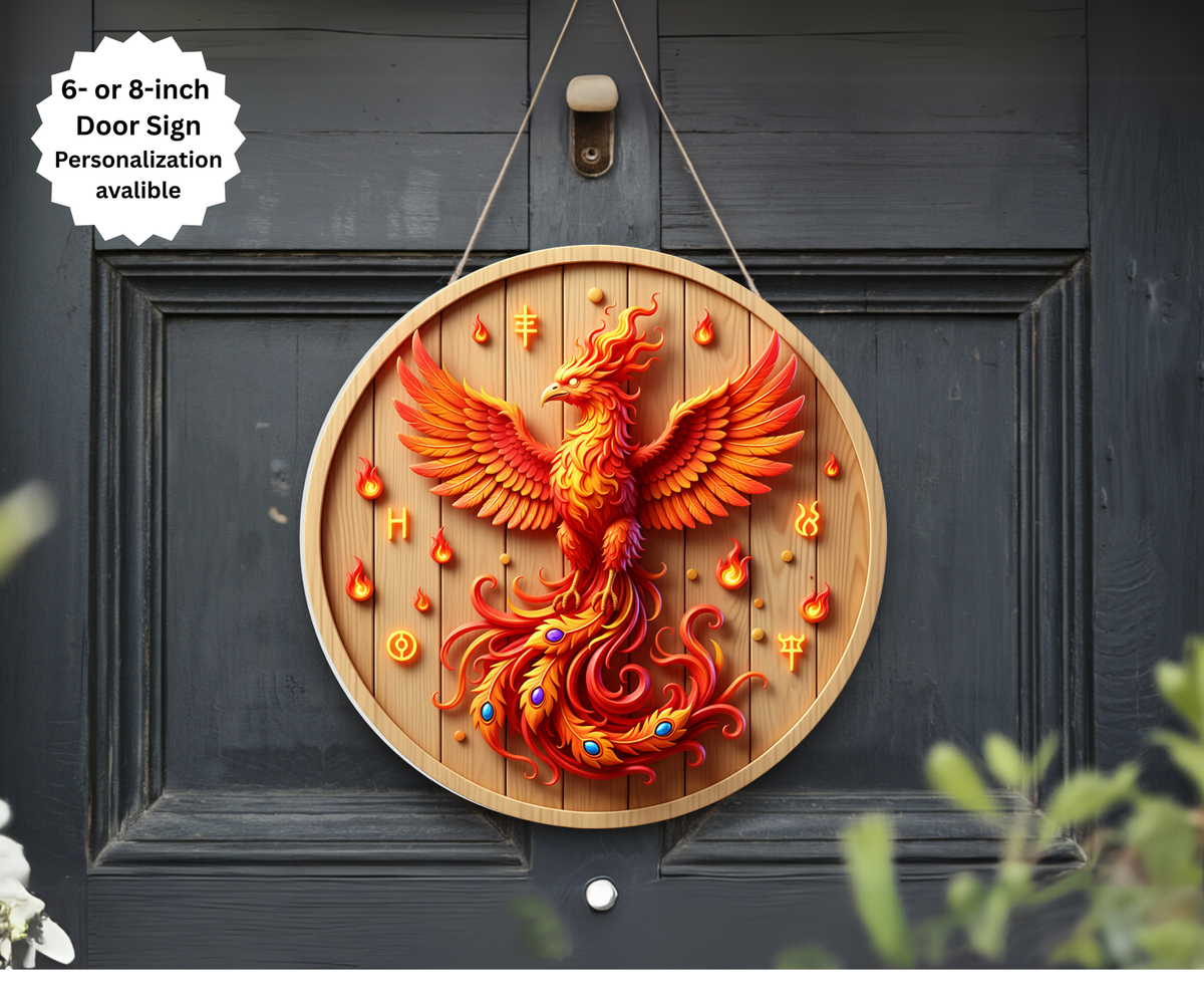 Phoenix Door Signs TheCraftNook