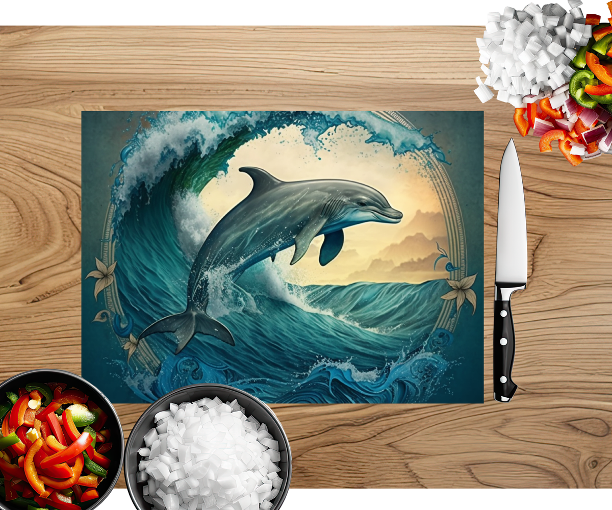 Make a Splash Dolphin Cutting Board TheCraftNook