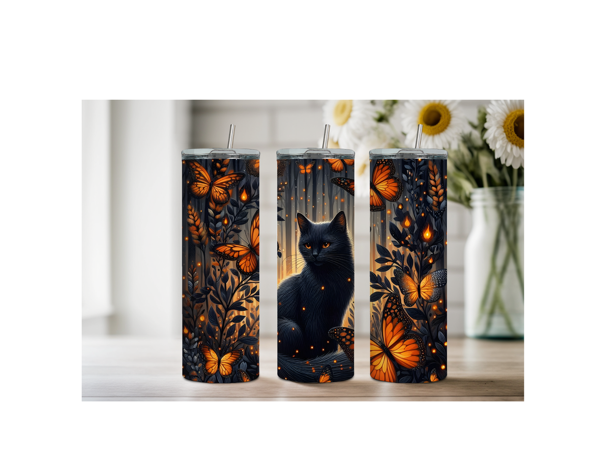 20 oz Sip with Cattitude tumbler TheCraftNook