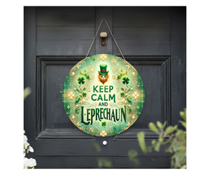 Lucky Charm Front Door Sign – St. Patrick’s Day Edition TheCraftNook