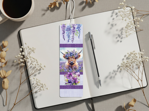 Aluminum Metal Bookmarks, Highland Cow Images For readers who prefer their page‑holders with bangs and horns TheCraftNook