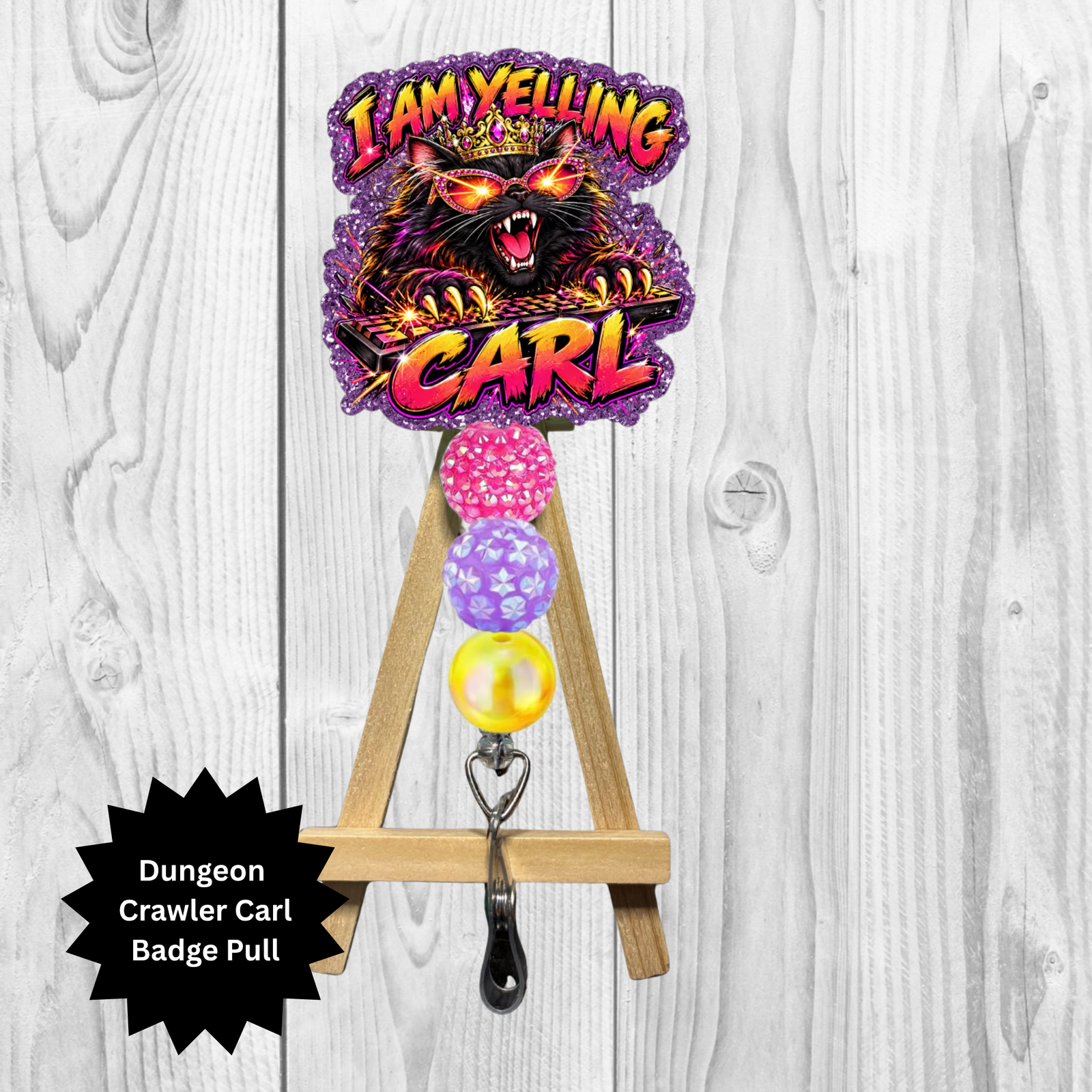 DCC I am Yelling Badge Pull | Dungeon Crawler Carl TheCraftNook