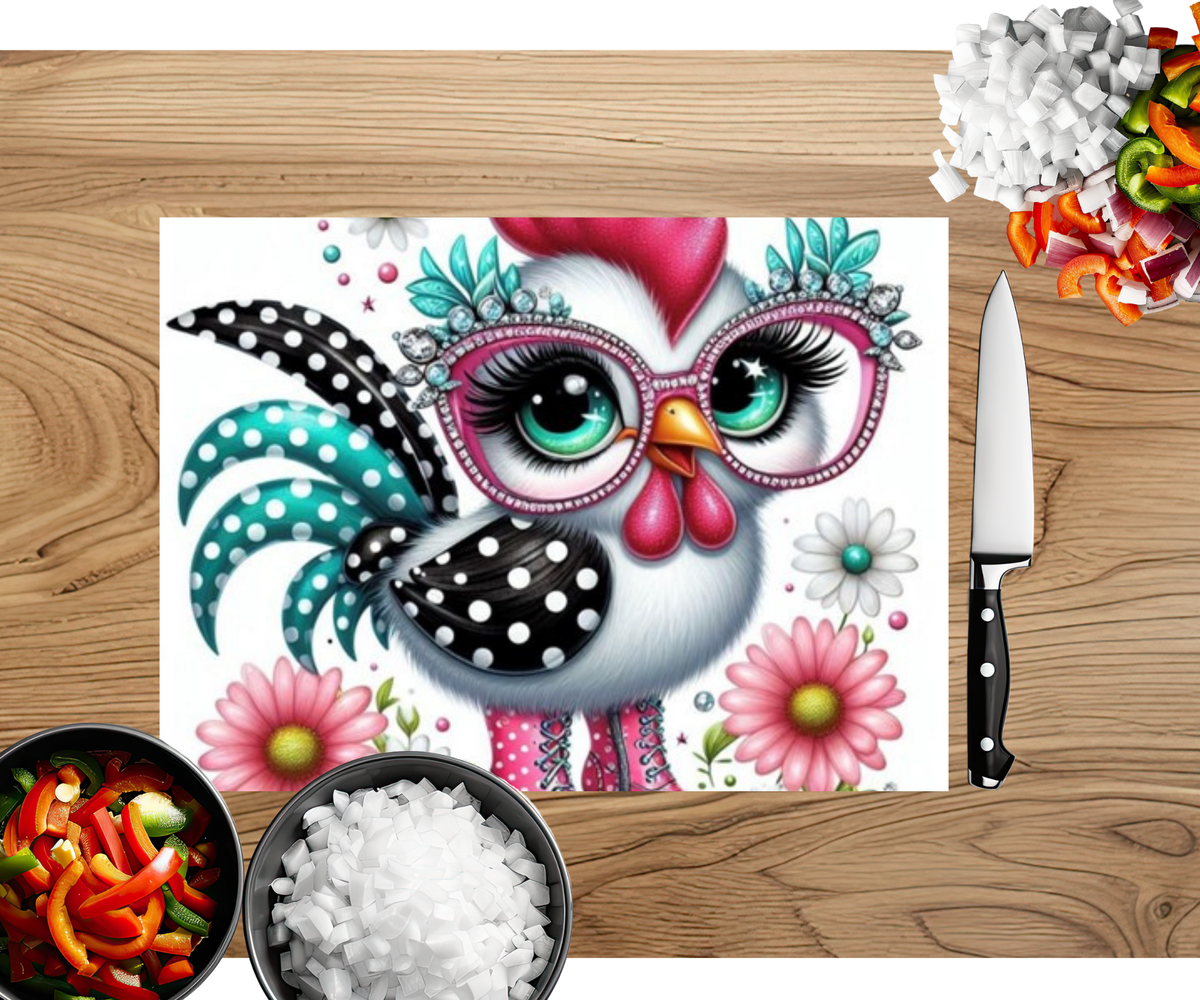 Cluck and Chop Chicken Cutting Boards TheCraftNook