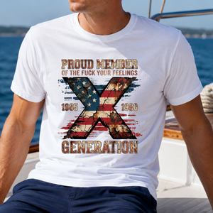 Gen X Graphic Tee | Funny Generation X Shirt TheCraftNook