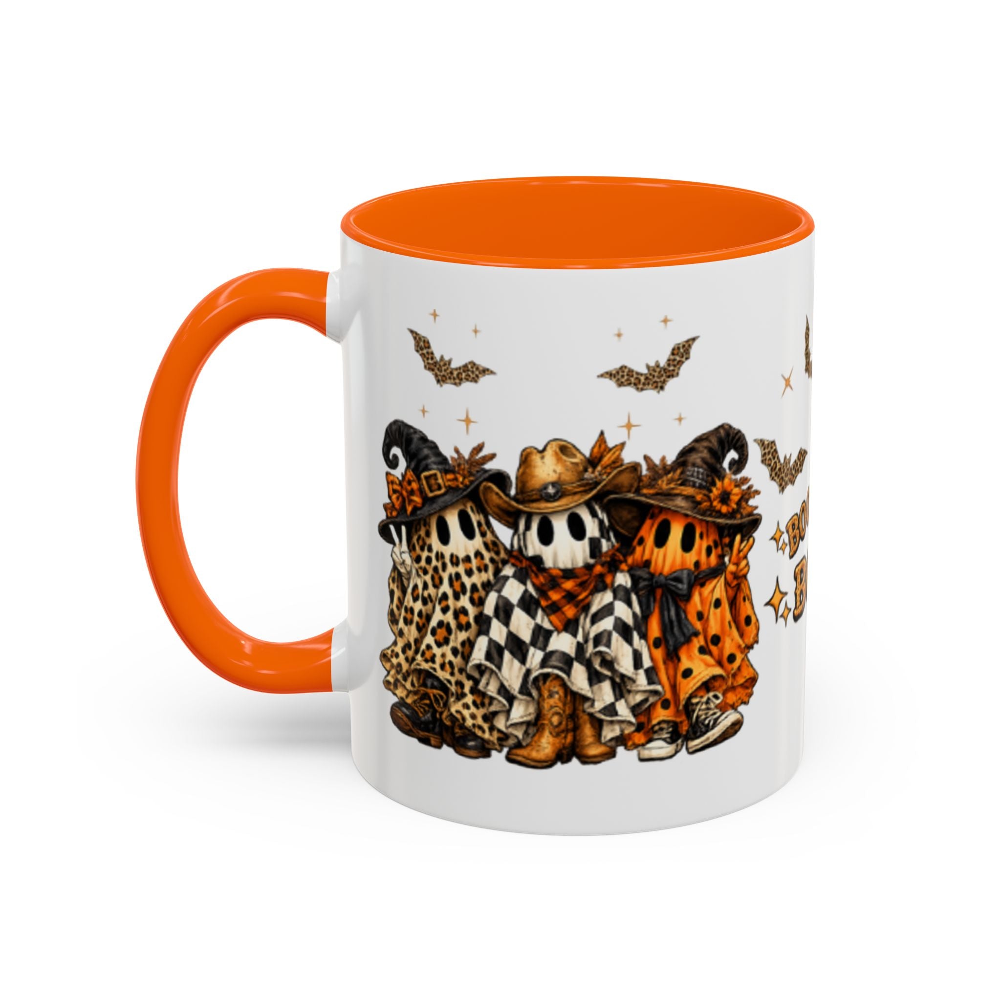 Boo Scootin' Mug – Halloween Ghost Accent Coffee Mug (11oz & 15oz)