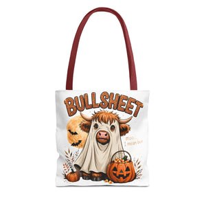 BullSheet Halloween Tote Bag Printify