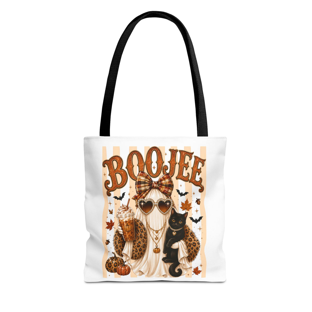 Boojee ghost Cat Tote Bag Printify