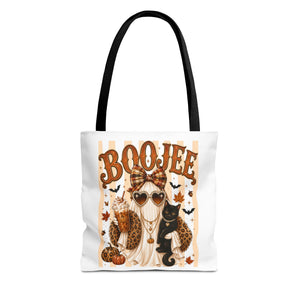 Boojee ghost Cat Tote Bag Printify
