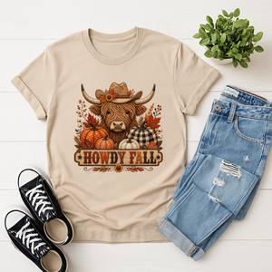 Howdy Fall T-Shirt TheCraftNook