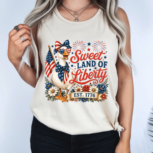 Sweet Land of Liberty Tank TheCraftNook