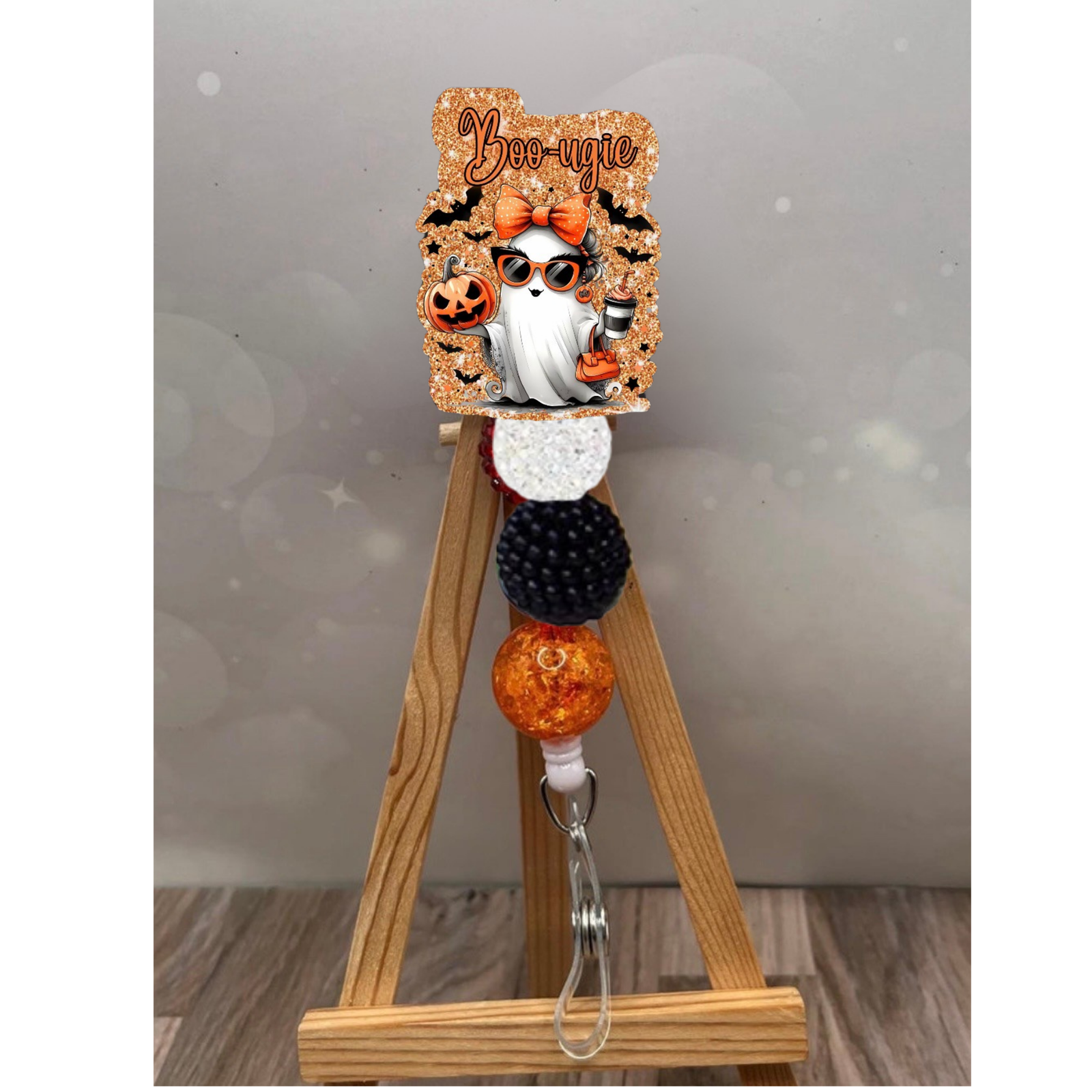 Boo-ugie Badge Pull TheCraftNook