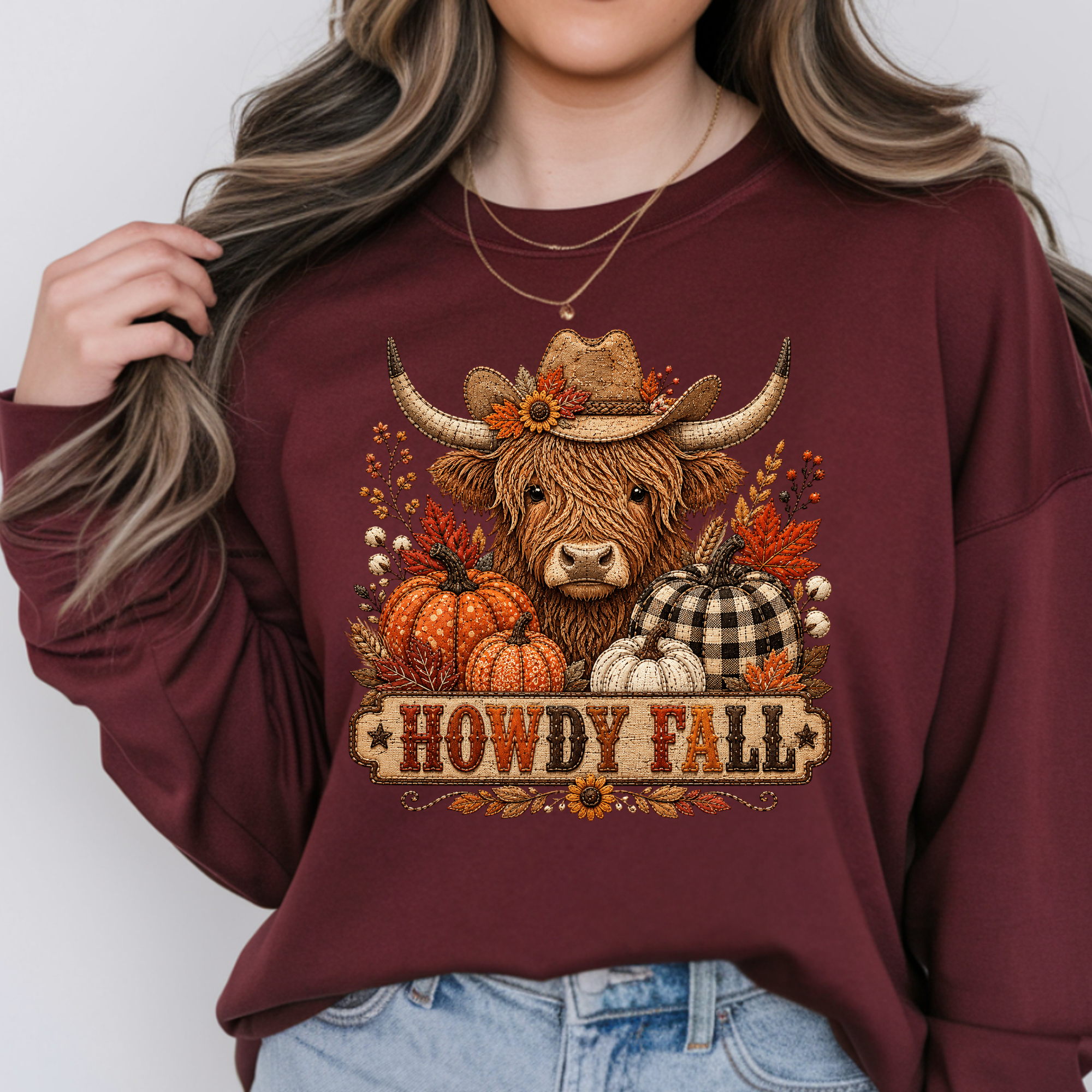 Howdy Fall Long Sleeve Tee