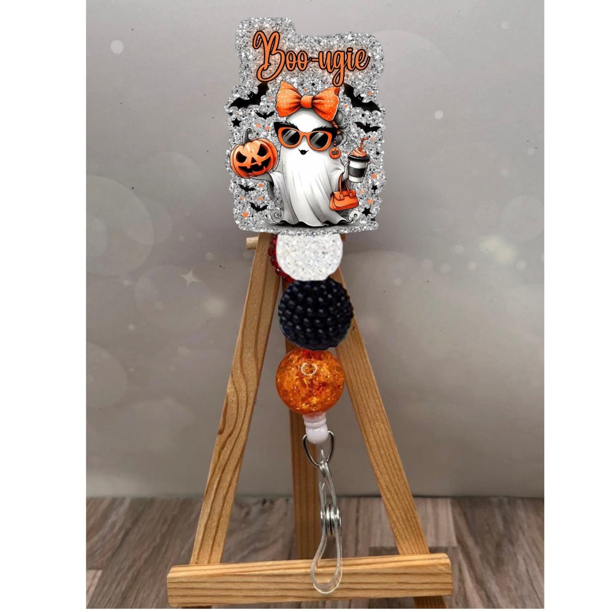 Boo-ugie Badge Pull TheCraftNook
