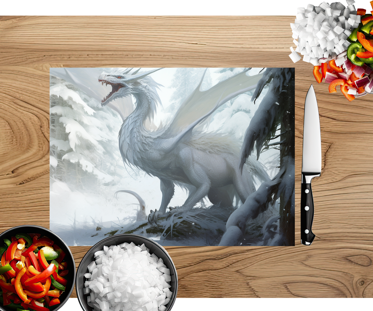 Majestic Dragon Scales Cutting Board TheCraftNook