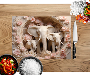 Wise & Wonderful Elephant Chopping Board TheCraftNook