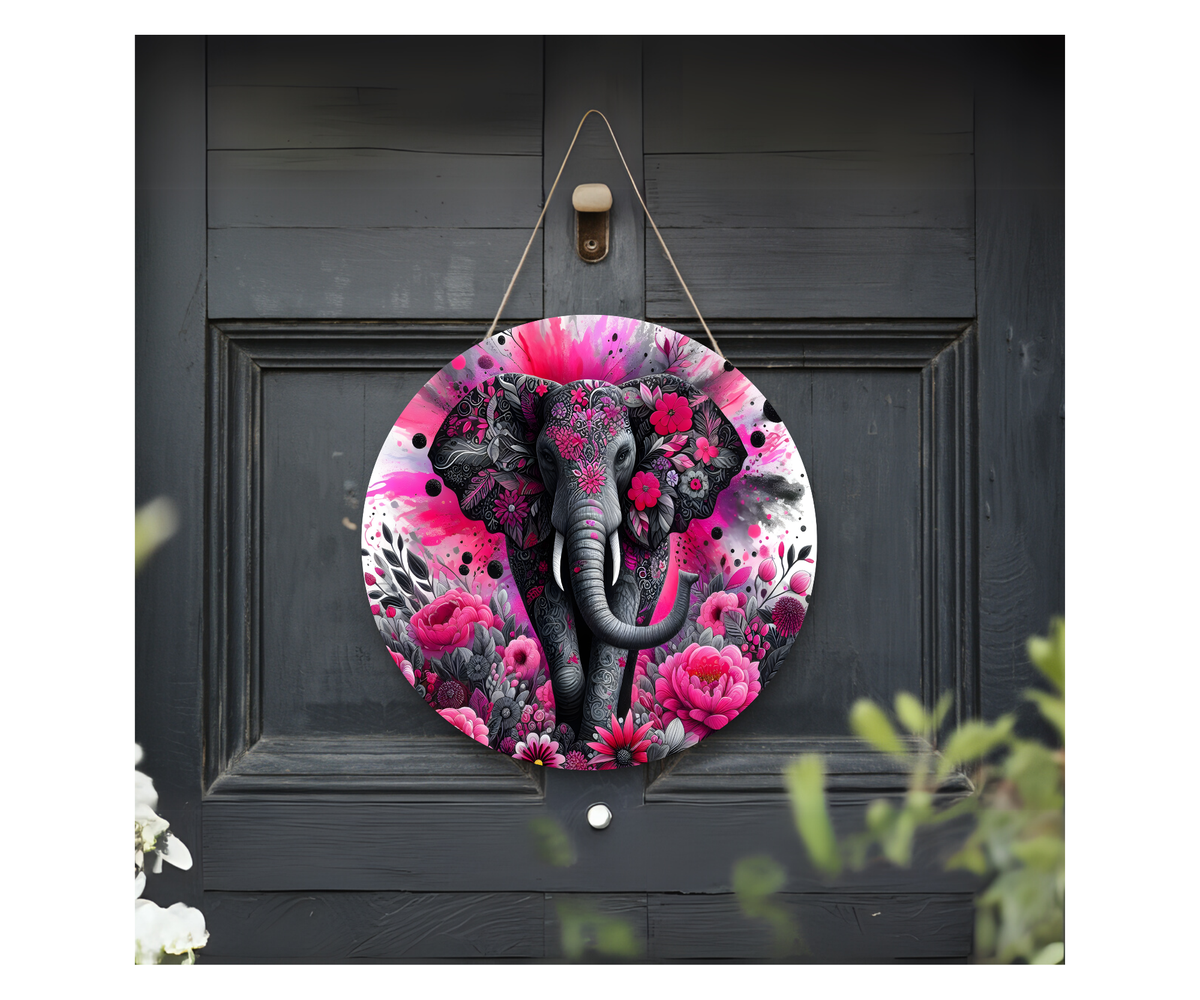 Good Vibes, Good Luck Elephant Sign TheCraftNook