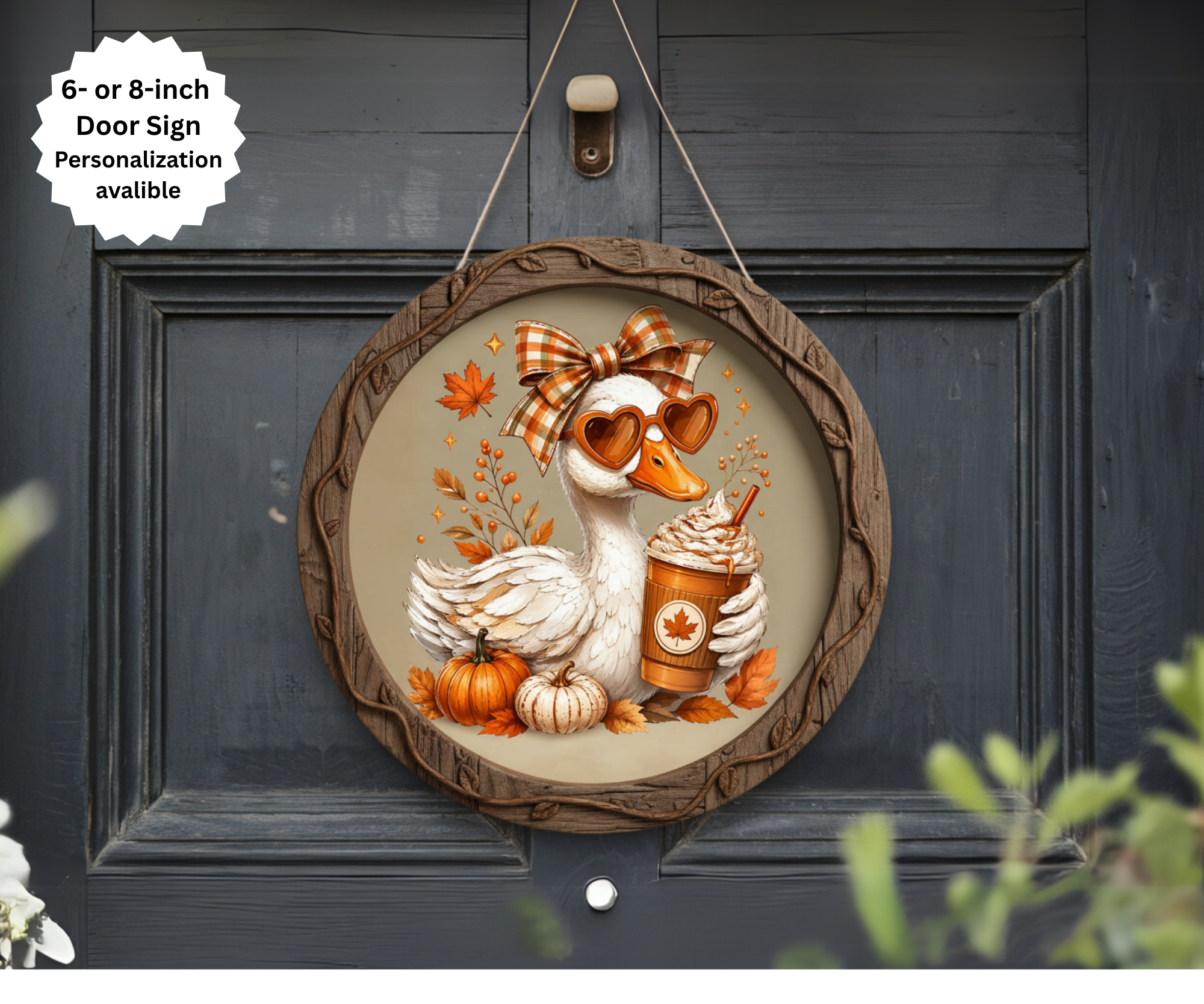 Handmade Fall Door Signs