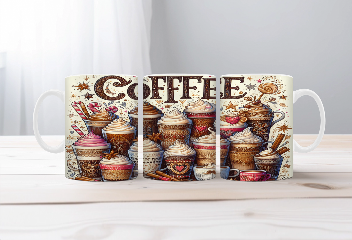 Rise & Grind Coffee Mugs TheCraftNook