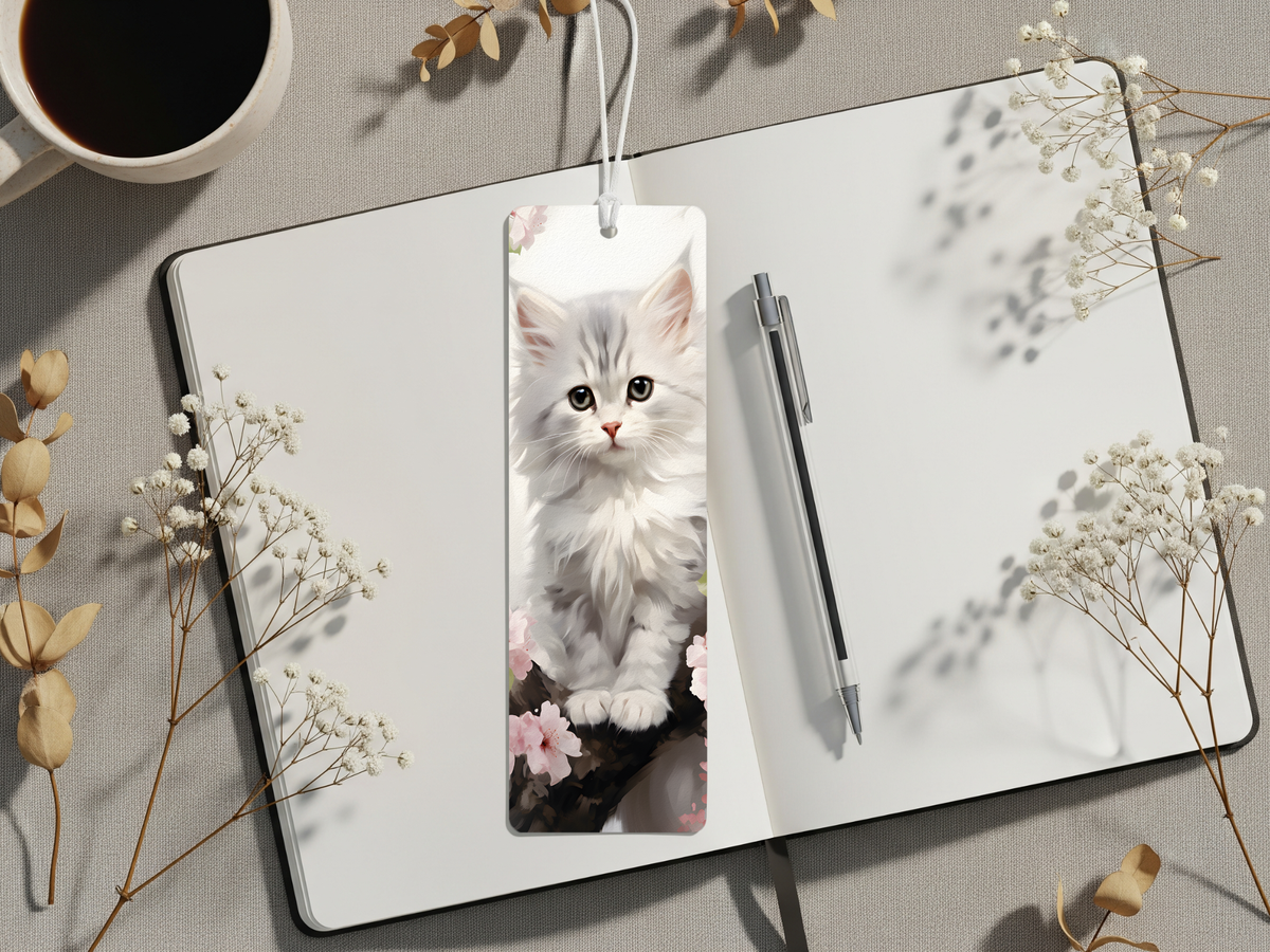 Aluminum Metal Bookmarks, Cat Images. A purr‑fect pause in your story TheCraftNook
