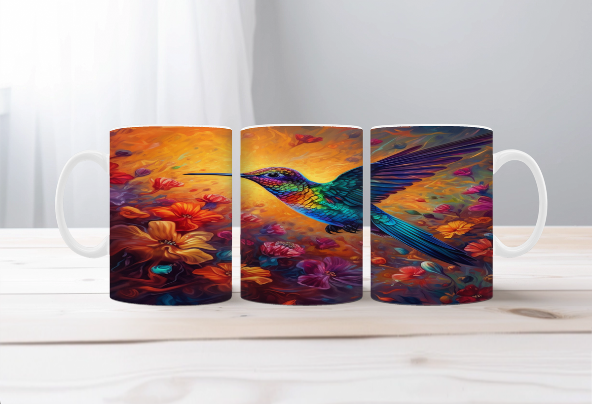 Sip with a Little Flutter Hummingbird Mugs. Two Sizes and Multiple images to choose from. TheCraftNook