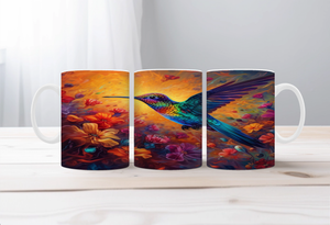 Sip with a Little Flutter Hummingbird Mugs. Two Sizes and Multiple images to choose from. TheCraftNook