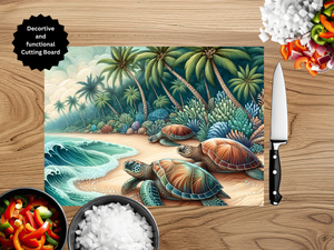 Sea Turtle Cutting Board TheCraftNook