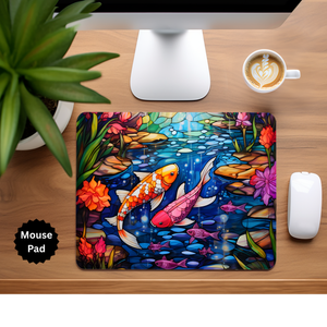 Koi Fish Mouse Pad TheCraftNook