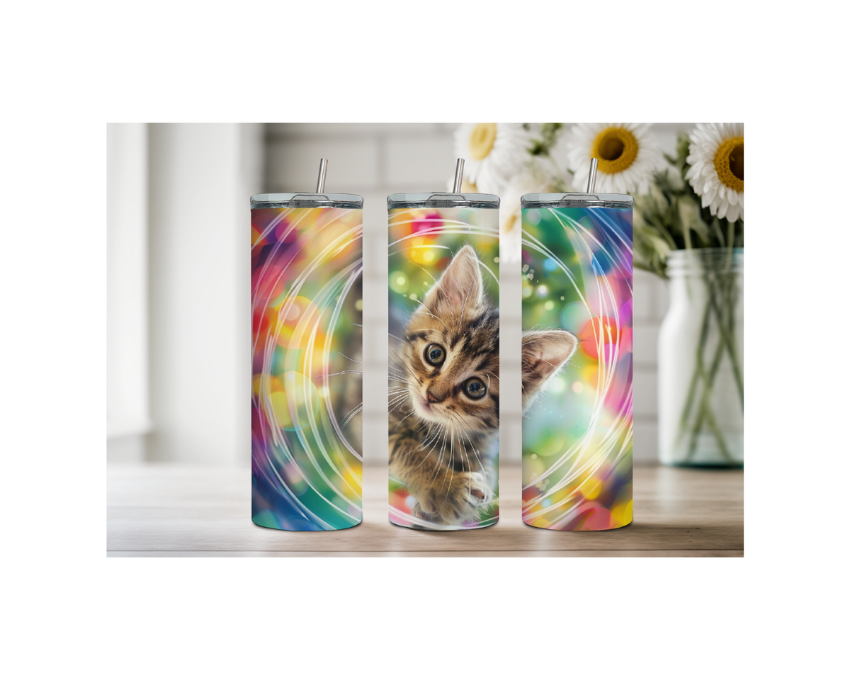 20 oz Sip with Cattitude tumbler TheCraftNook