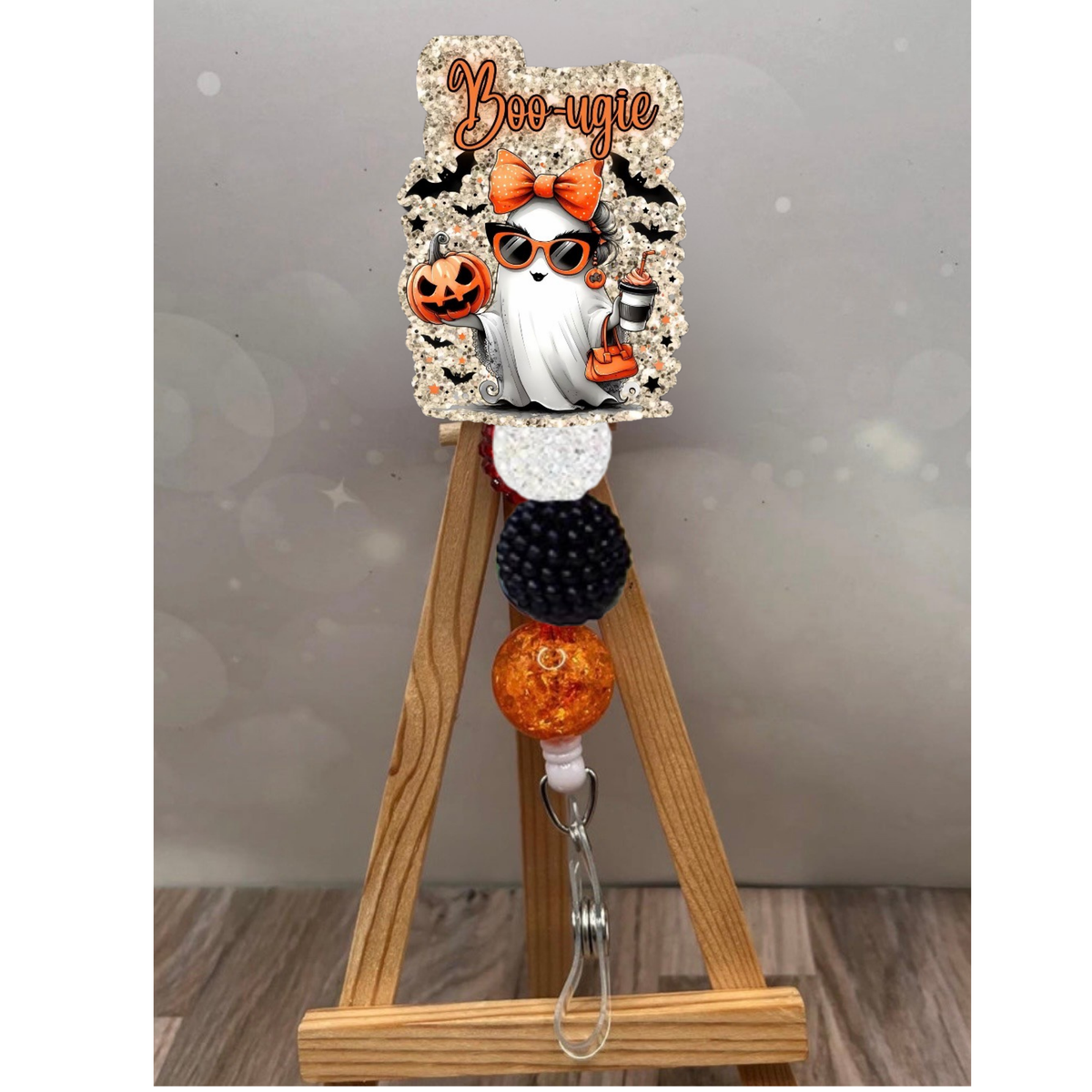 Boo-ugie Badge Pull TheCraftNook