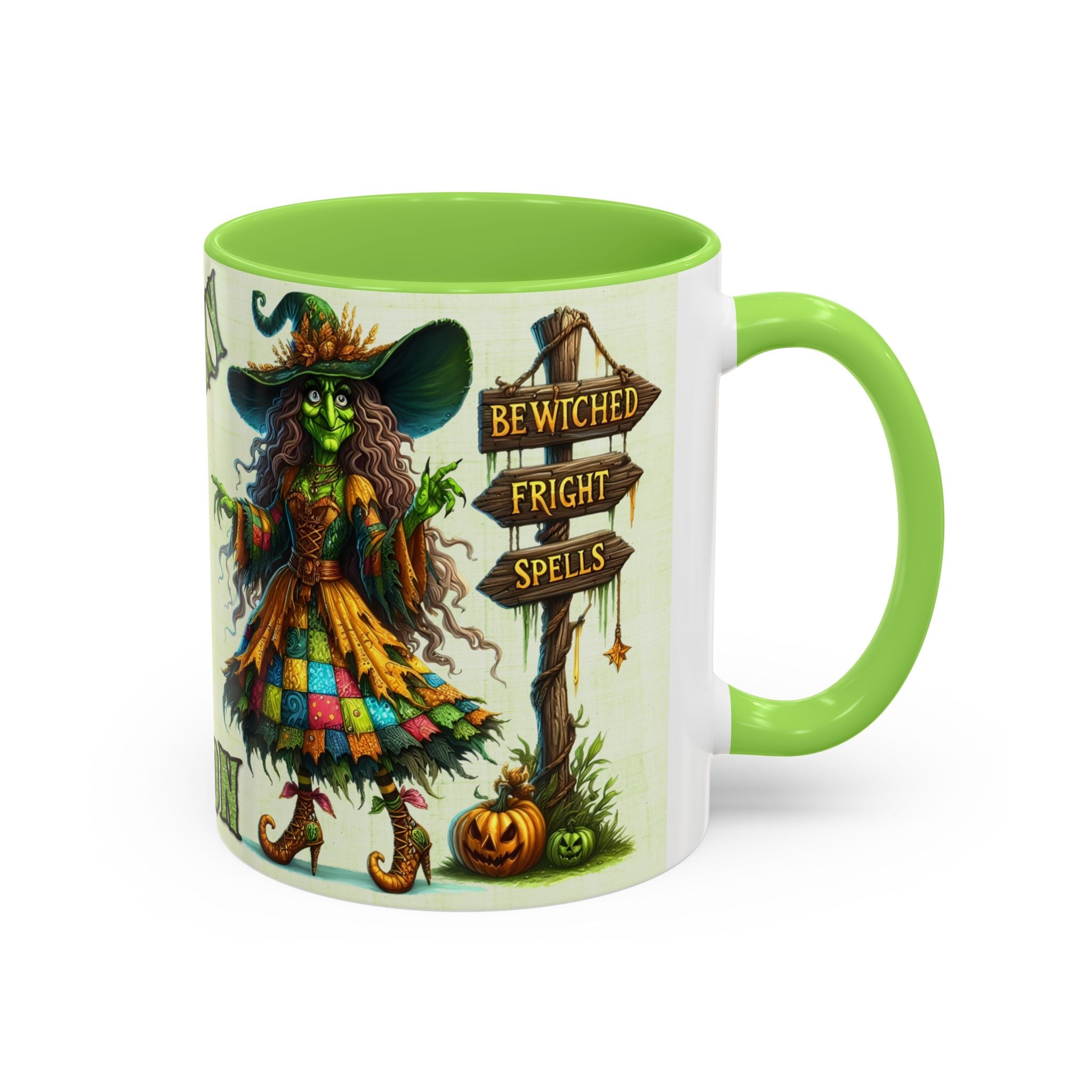 Spooky Season Witch Mug – Halloween 'BeWitched, Fright, Spells' 11oz/15oz