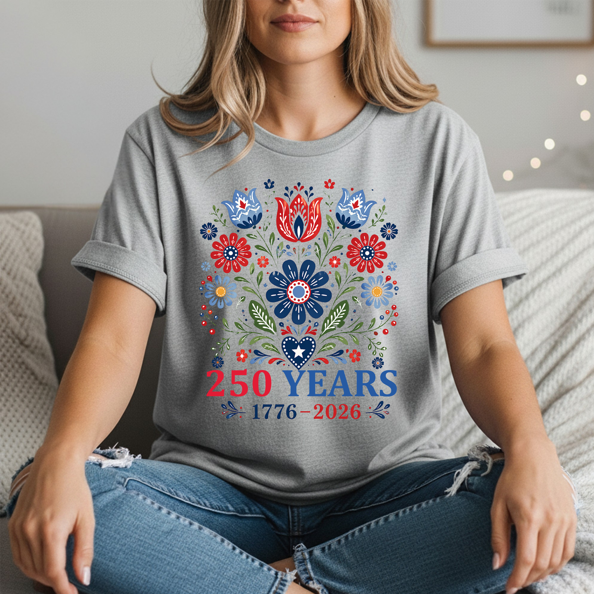 America 250 Years Graphic Tee TheCraftNook