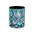 Teal Ghosts & Pumpkins Coffee Mug — Halloween Accent Mug (11/15 oz)