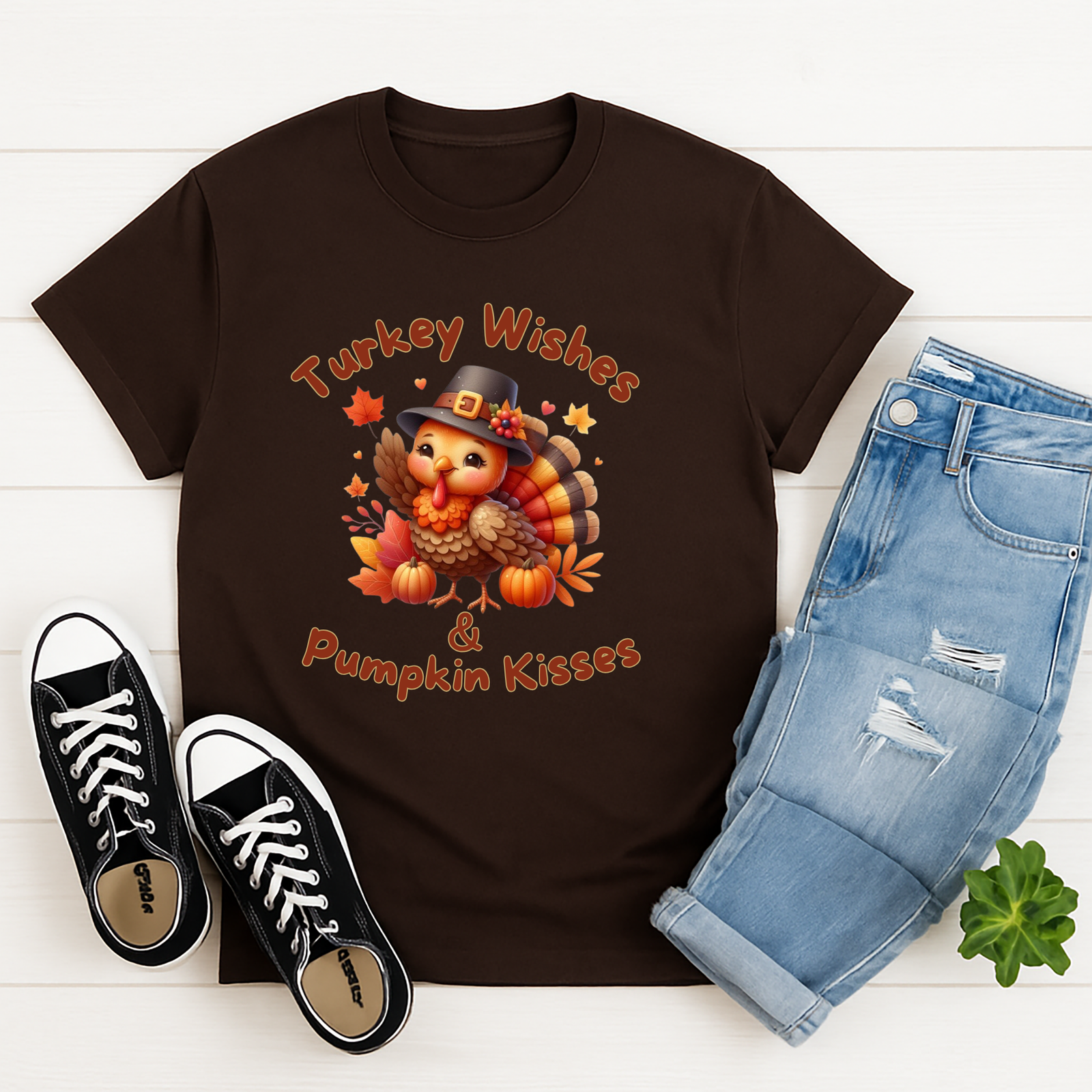 Turkey Wishes T-shirt TheCraftNook
