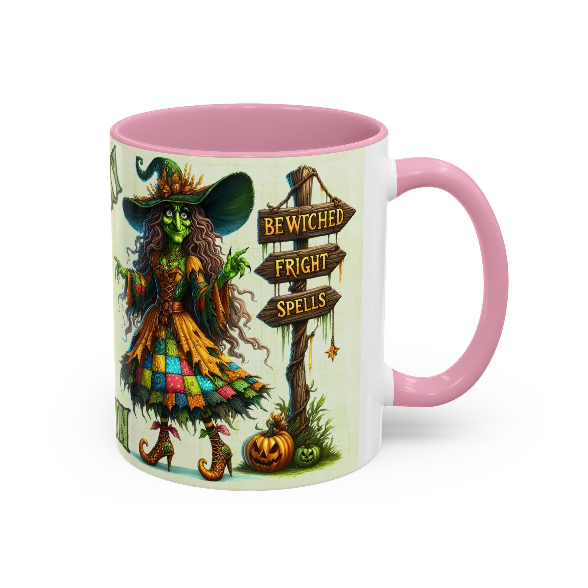 Spooky Season Witch Mug – Halloween 'BeWitched, Fright, Spells' 11oz/15oz