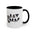 Local Murder Accent Coffee Mug — Cute Crow Flock "Not A Real Murder" Illustration