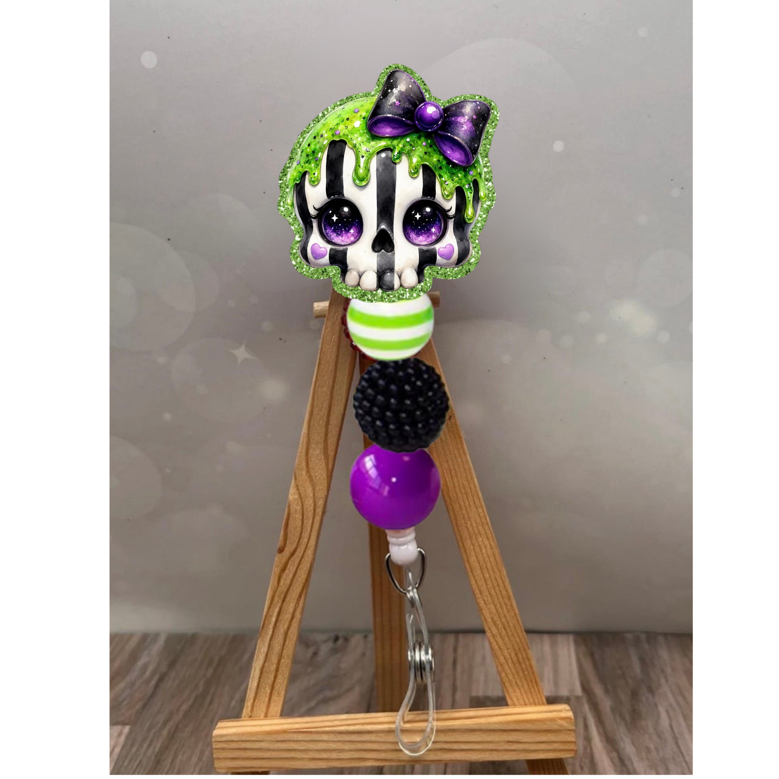 Cutesy Skull Badge Pull TheCraftNook