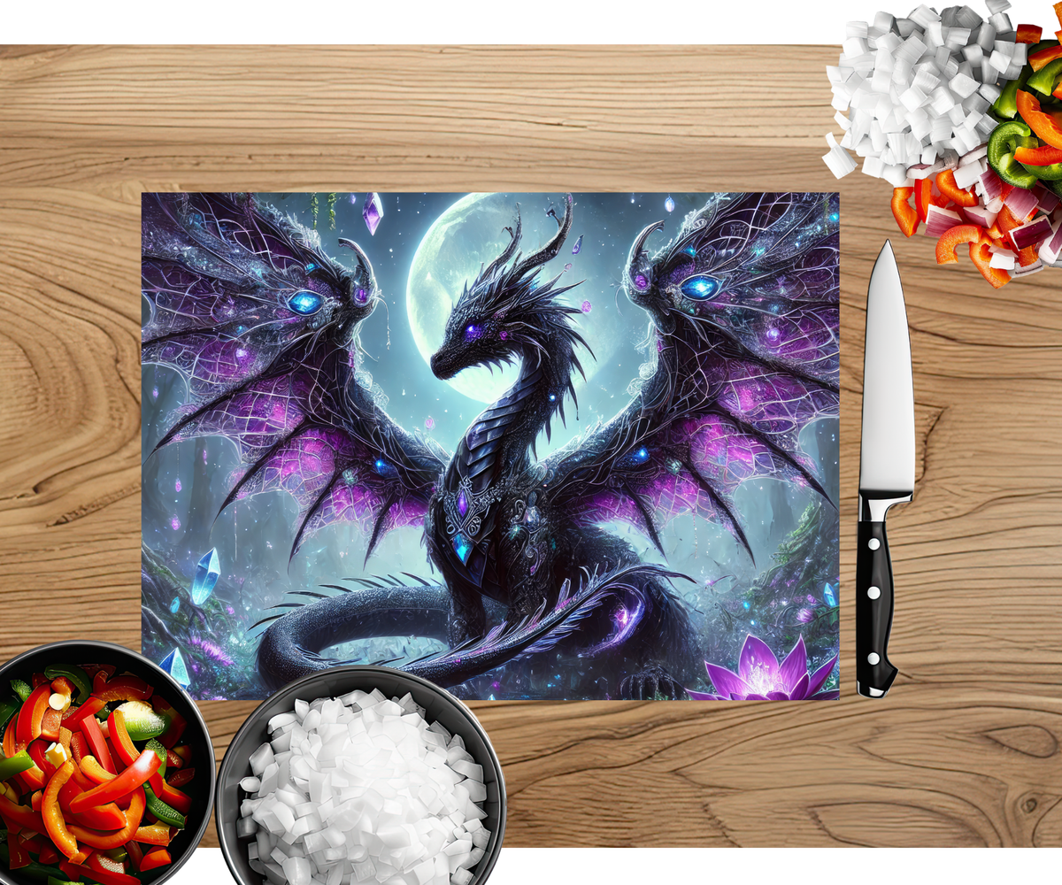 Majestic Dragon Scales Cutting Board TheCraftNook