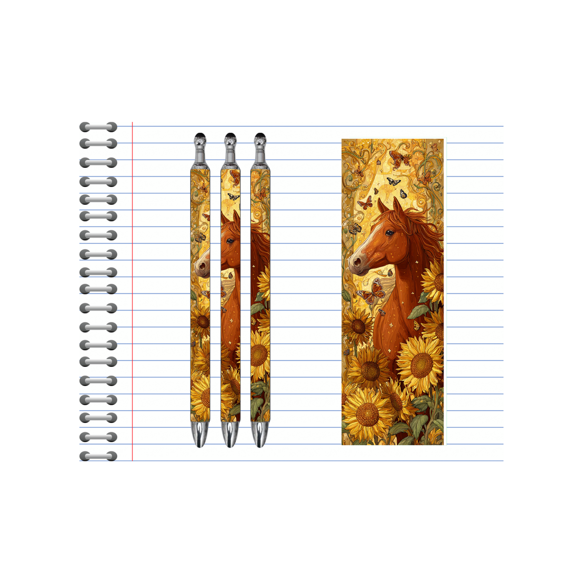 Refillable Pens, Horse Images multiple options and Images available TheCraftNook