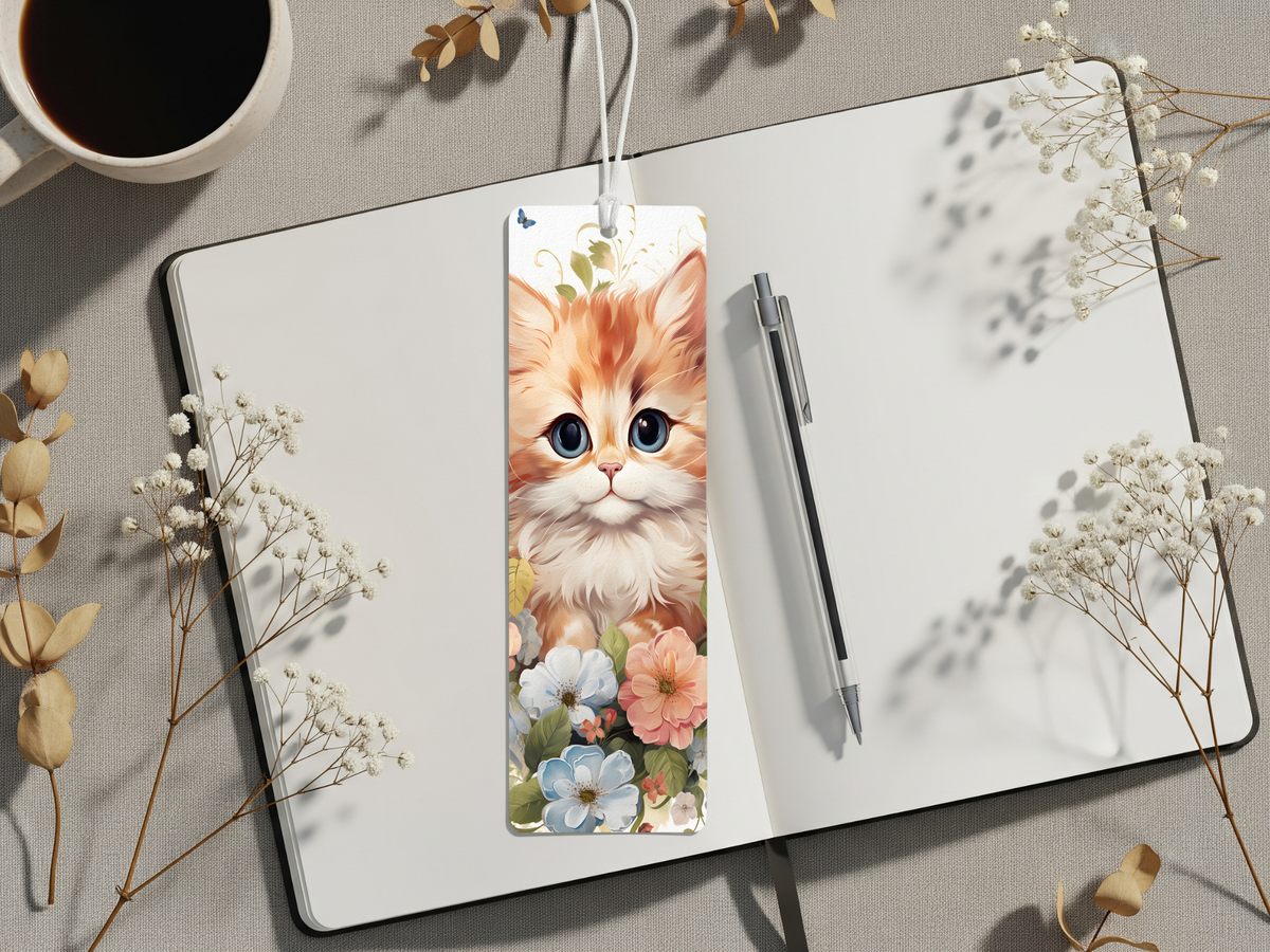 Aluminum Metal Bookmarks, Cat Images. A purr‑fect pause in your story TheCraftNook